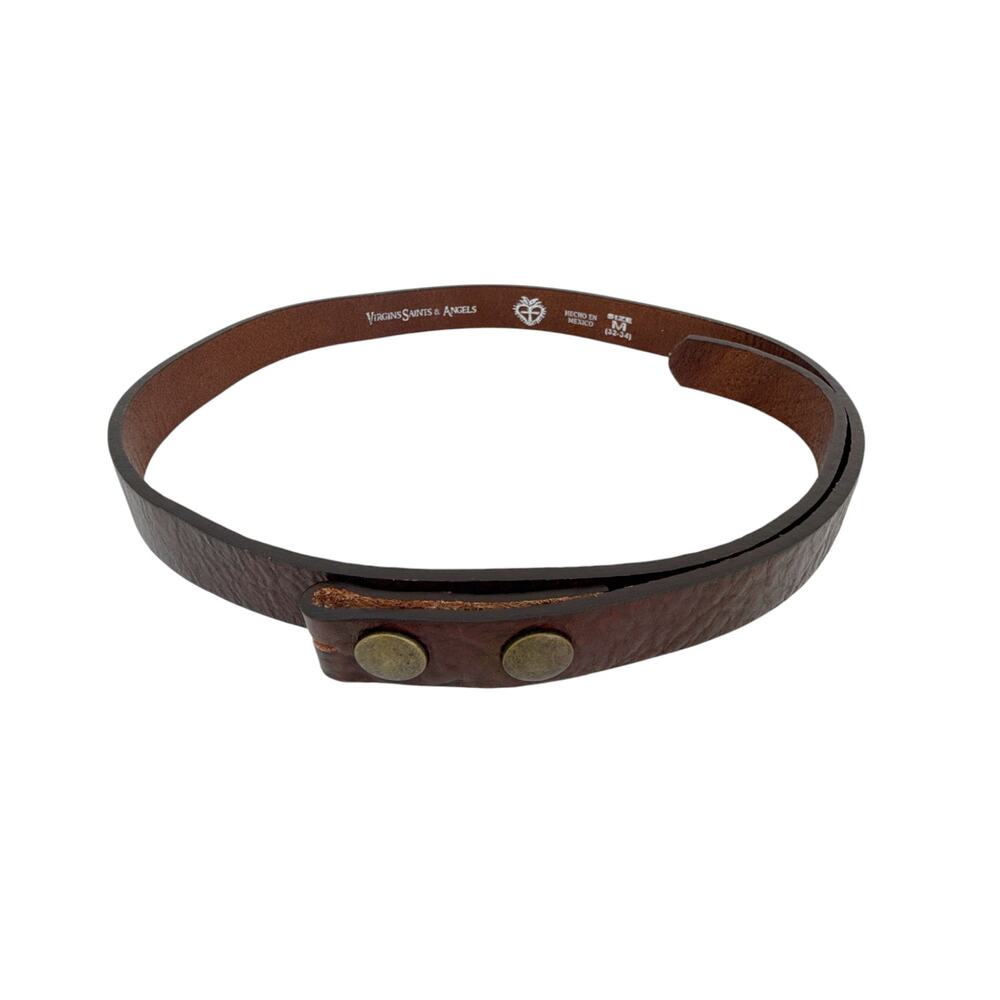 VIRGINS SAINTS & ANGELS VSA Belt Strap .75 in Brown M